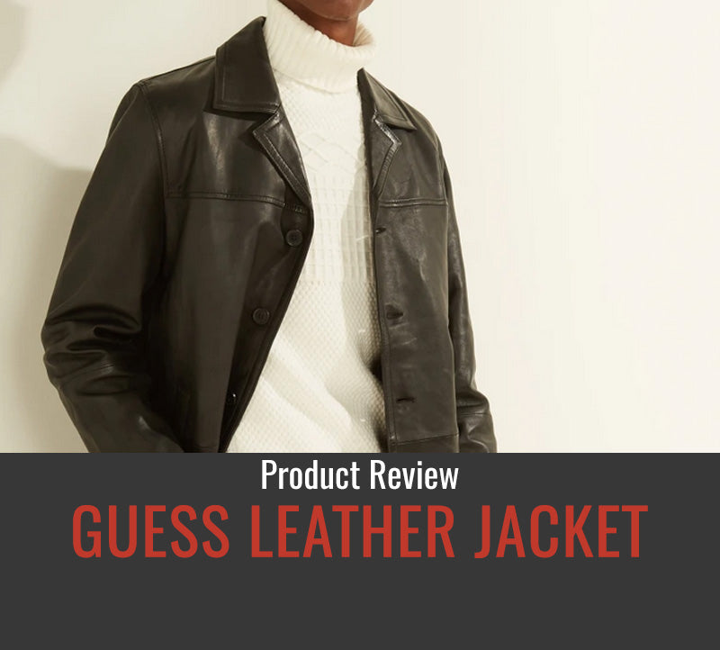 Guess store leather jacket