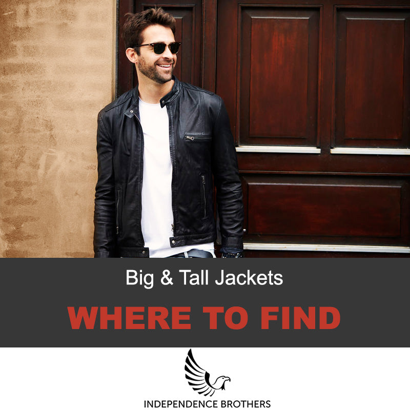 Where to Find Big and Tall Leather Jackets