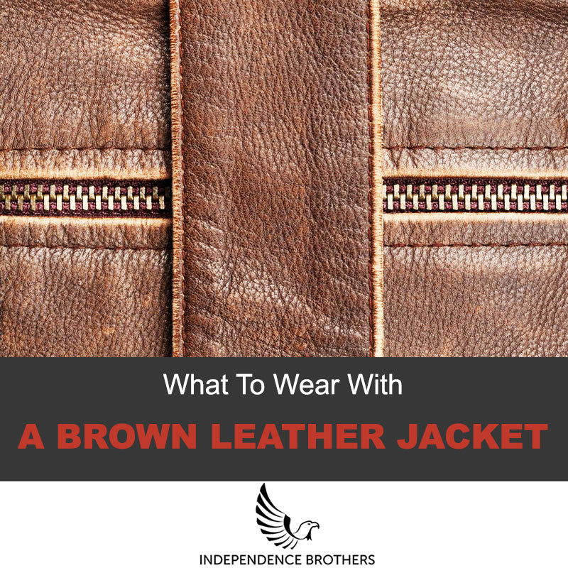 How To Style a Brown Leather Jacket