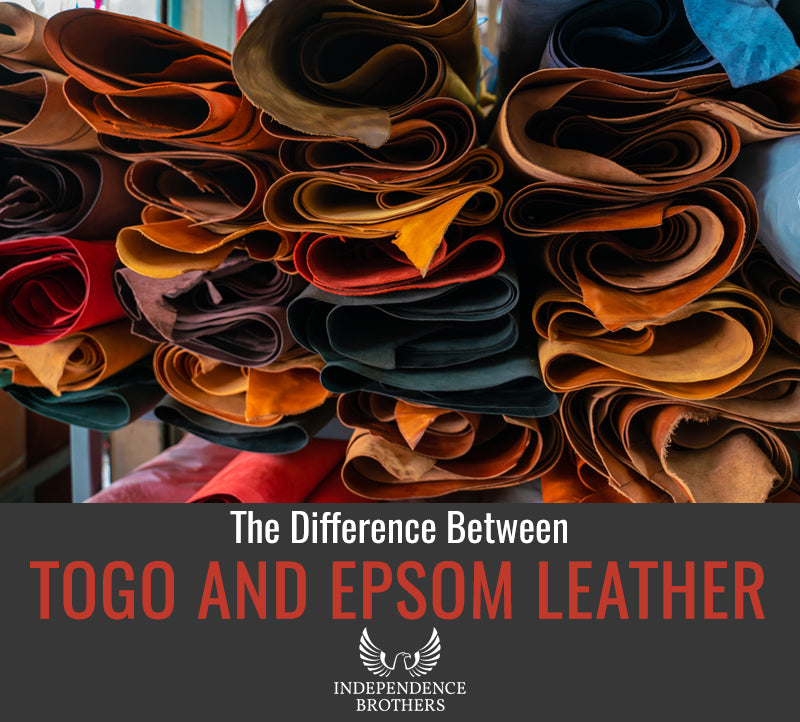 The Difference Between Togo and Epsom Leather - Independence Brothers