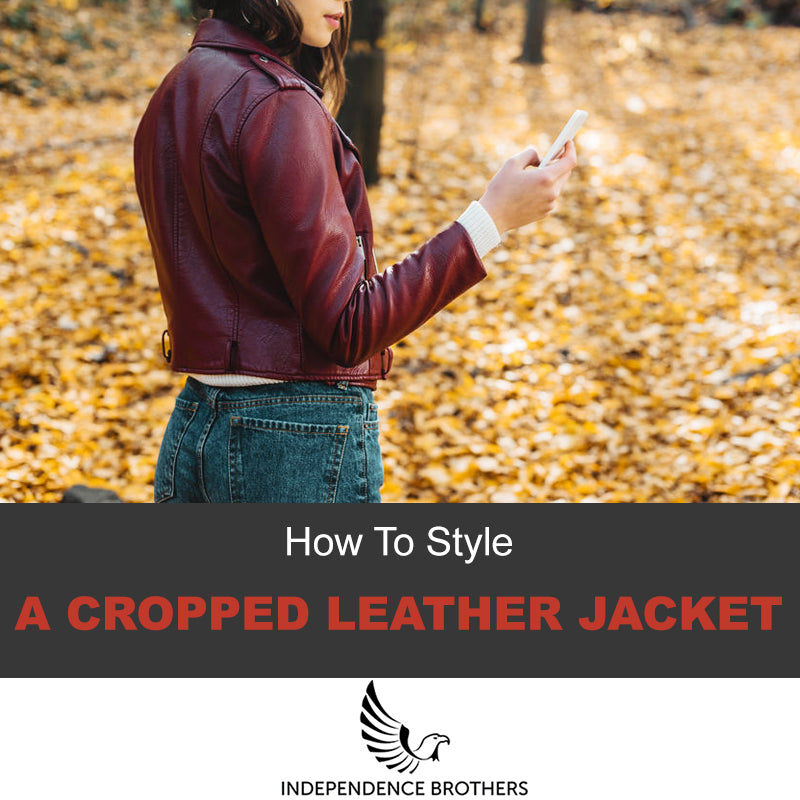 How To Style A Cropped Leather Jacket