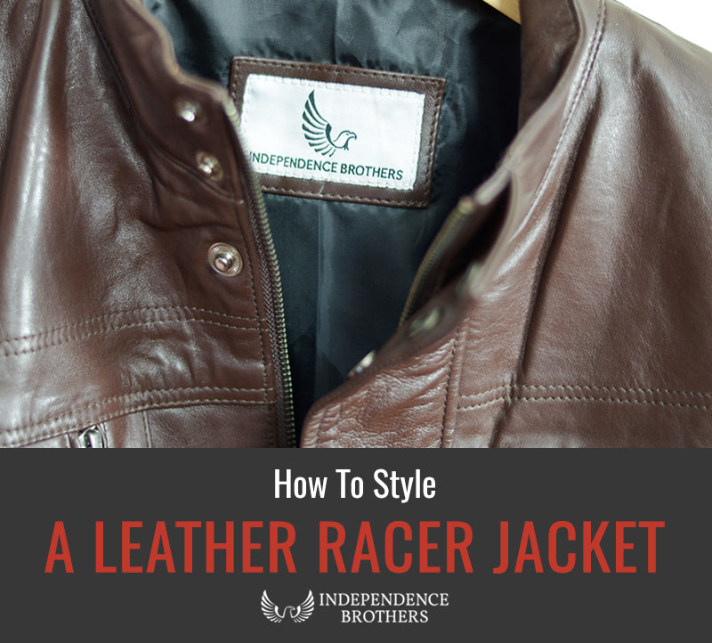 How To Style A Leather Racer Jacket