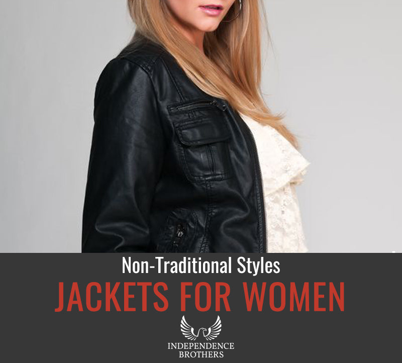 Non-Traditional Leather Jacket Styles for Women