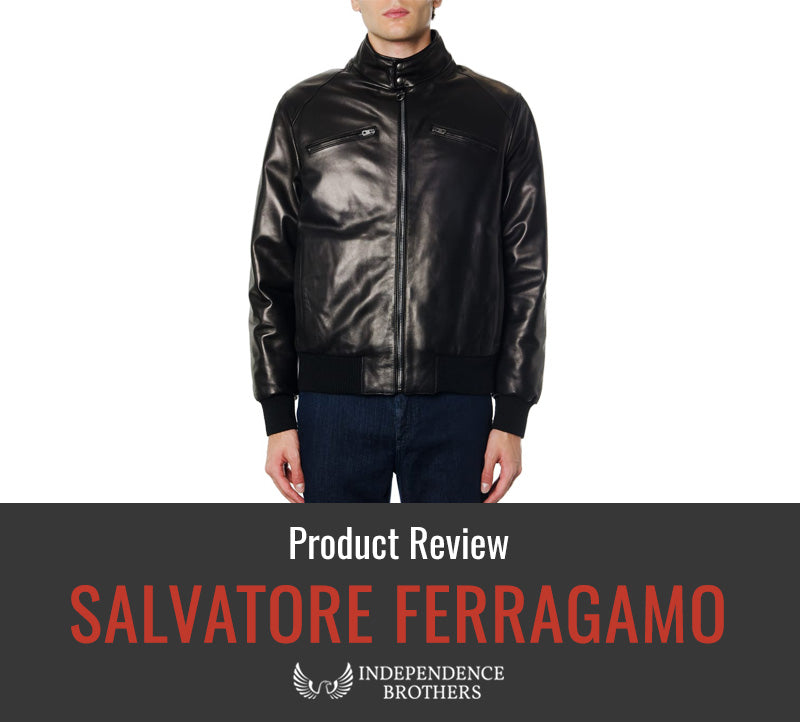 Salvatore Ferragamo Leather Jacket Review - Independence Brothers