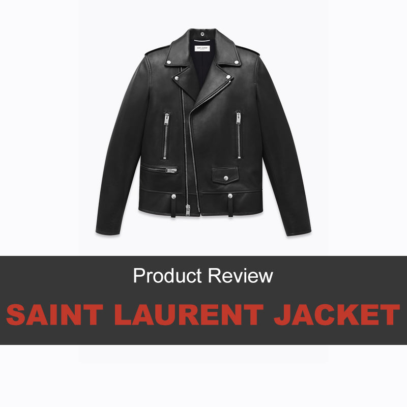 Lambskin denim jacket, Saint Laurent