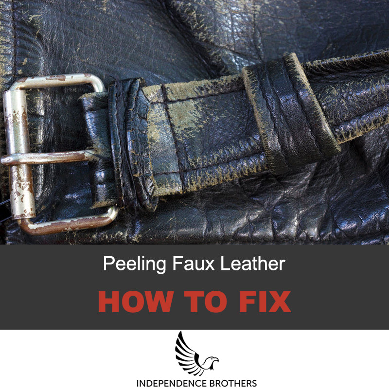 How to Upcycle Peeling Faux Leather 